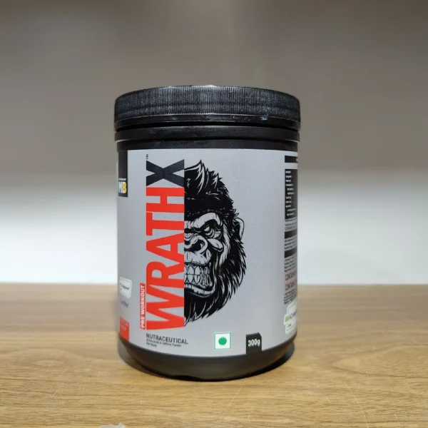 MuscleBlaze Pre Workout Wrathx With Creapure,Nitroblaze & Bioperine (340 G,20 Servings),Powder,1 Count